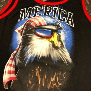 Patriotic 'Merica' Tank Top